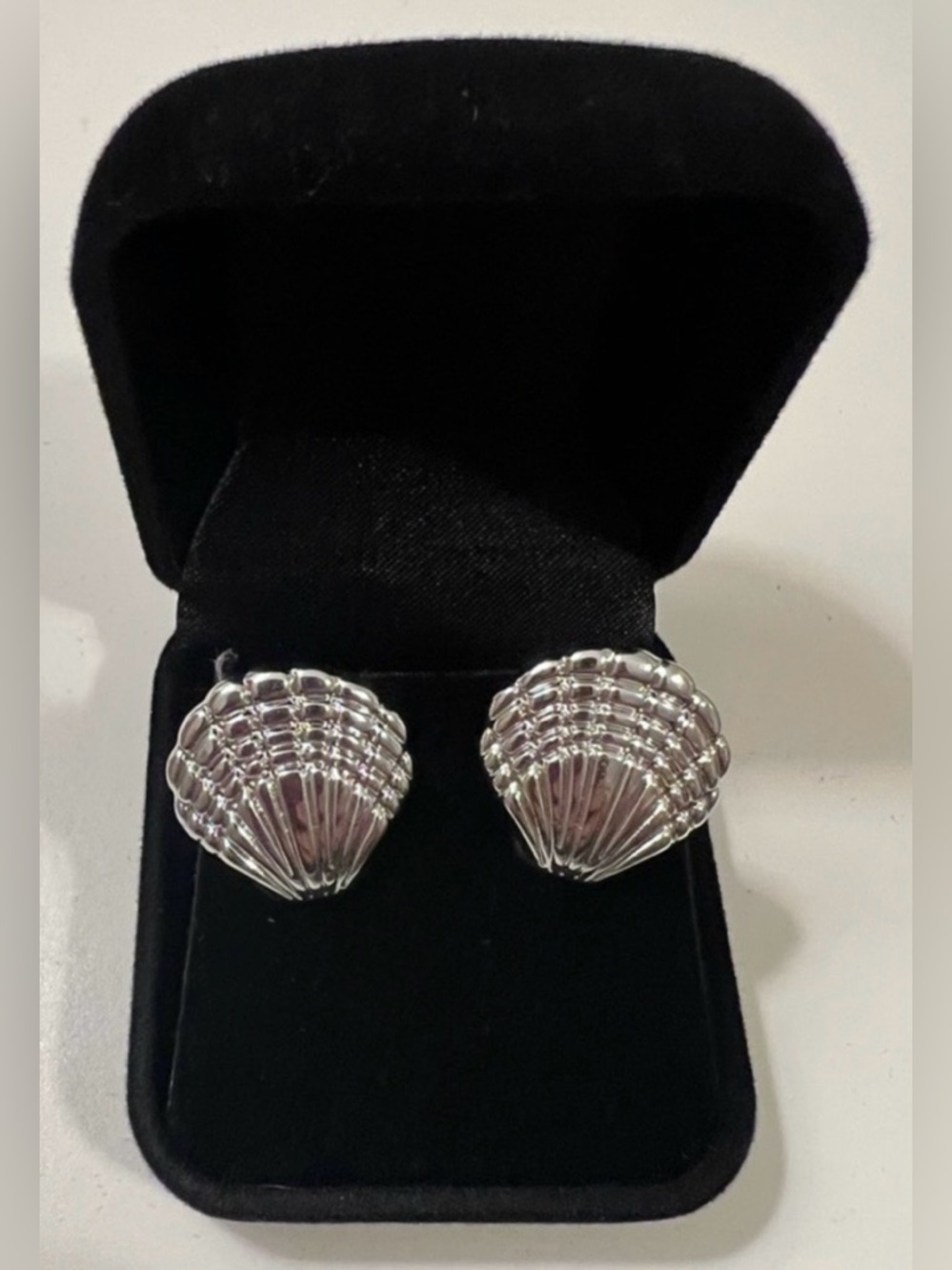 Hawaiian stainless steel shell earrings